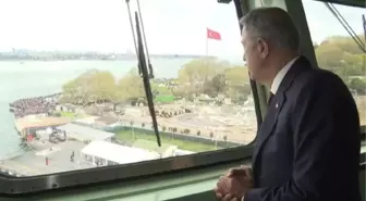 Milli Savunma Bakanlığı TCG Anadolu'nun Sarayburnu'ndan ayrıldığı anları paylaştı