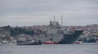 TCG Anadolu Sarayburnu'ndan hareket etti