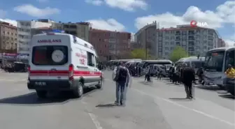 Geri manevra yapan sürücü, yayaya çarptı