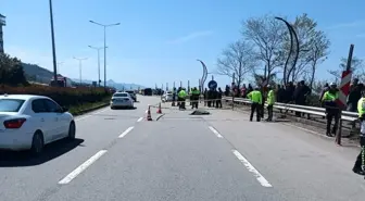 Giresun sahil yolunda otomobilin çarptığı yaya hayatını kaybetti