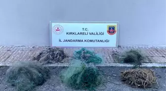 Kırklareli Jandarması Kaçak Avcılıkla Mücadelede 6 Misina Ağ Ele Geçirdi