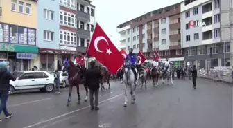 AK Parti Genel Başkan Yardımcısı Özhaseki'yi atlı ciritçiler karşıladı