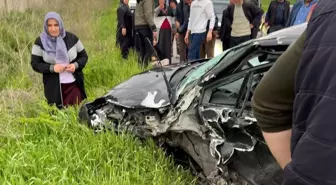 Çorum'da trafik kazası: 2'si çocuk 9 kişi yaralandı