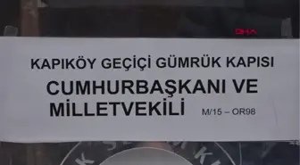 VAN'IN KAPIKÖY SINIR KAPISI'NDA OY KULLANMA İŞLEMLERİ BAŞLADI