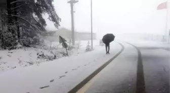 Düzce'nin Yükseklerinde de Kar Var