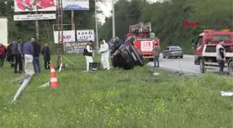 GİRESUN'DA CENAZE YOLUNDA KAZA: 2 ÖLÜ, 3 YARALI