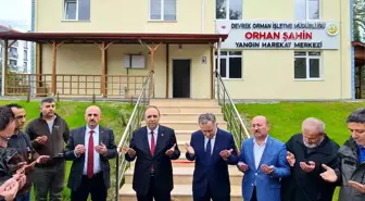 Orhan Şahin ilk müdahale ekip binası dualarla hizmete girdi