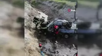 Amasya'da sulama kanalına düşen otomobilde anne ve oğul hayatını kaybetti