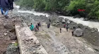 Rize'de evlerine giren ayı için yola çıkan aile trafik canavarının kurbanı oldu