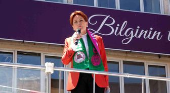 Meral Akşener Isparta'da seçim çalışmalarını sürdürdü