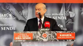 MHP Genel Başkanı Bahçeli, Karabük'te halka hitap etti