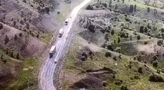 Şırnak'ta 2 şehit, 45 kişinin yaralandığı kaza anı güvenlik kamerasına yansıdı