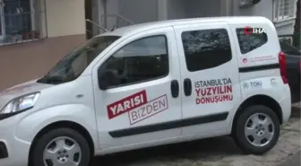 Kentsel Dönüşümde 'yarısı bizden' kampanyasında başvuruların başlamasının ardından binalarda incelemeler başladı