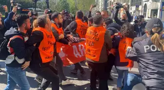 Şişli'den Taksim'e yürümek isteyen gruplara polis müdahalesi