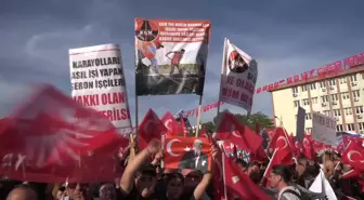 Soma katliamında eşini kaybeden Naciye Kaya, Kılıçdaroğlu'nun Manisa mitingine katıldı