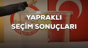 Yapraklı 2023 seçim sonuçları açıklandı mı? Yapraklı seçimi kim kazandı? 2023 CB seçimi Yapraklı hangi parti-ittifak kazandı, 1. oldu?