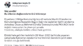Mardin'de Şehit Edilen Jandarma Astsubayı Şehit Eden Terörist Etkisiz Hale Getirildi