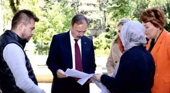 Bilecik Valisi Dr. Kemal Kızılkaya Orhan Gazi Caminde Restorasyon Çalışmalarını İnceledi
