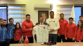 ASKİ Spor Kulübü, Avrupa Şampiyonalarında madalya kazanan sporcuları ağırladı