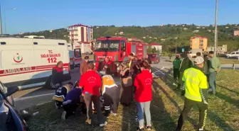 Giresun'da trafik kazası: 4 yaralı