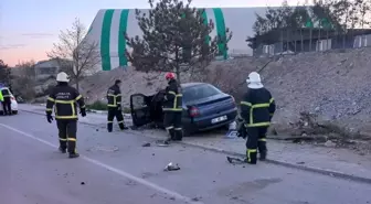 Kütahya'da Trafik Kazası: 1 Yaralı