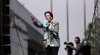 İYİ Parti Genel Başkanı Meral Akşener ve Mansur Yavaş Bursa'da Miting Düzenledi