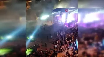 Cengiz Kurtoğlu konserinde jeneratör kaynaklı yangın çıktı