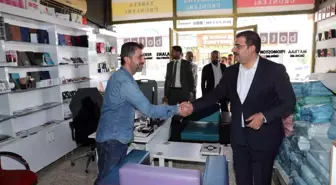 Canpolat esnaf ve vatandaşlarla bir araya gelmeye devam ediyor
