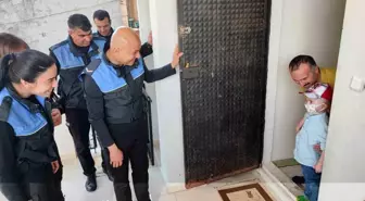 Kardeşinden ilik nakli yapılan küçük Bilal'e polisten sürpriz