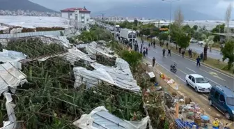 Anamur'u vuran hortum felaketinin bilançosu: 13 kişi yaralandı, 100 sera zarar gördü