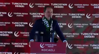 ERBAKAN: EKONOMİYİ ÇÖZMENİZ MÜMKÜN DEĞİL