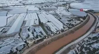 Hortumun yıkıp geçtiği sera sahipleri yaşadıklarını anlattı