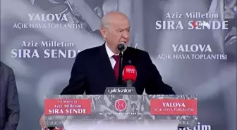 MHP Genel Başkanı Devlet Bahçeli: 'Hans'a, Sam'a, Johny'e, Frank'a, Henry'e, aziz milletin, aziz vatan evladı Cumhurbaşkanımız Recep'i ezdirmeyeceğiz'