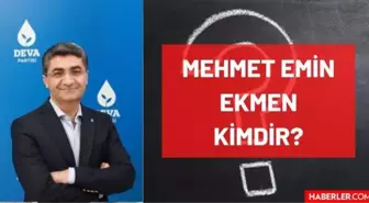 Mehmet Emin Ekmen kimdir? Kaç yaşında, nereli, mesleği ne, hangi partili? Mehmet Emin Ekmen'in hayatı ve biyografisi!