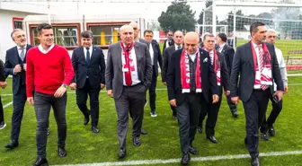 TFF Başkanı Büyükekşi, Samsunspor tesislerini inceledi