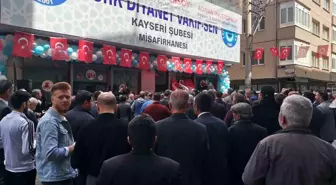 MHP'li Özdemir Türk Diyanet Vakıf Sen Kayseri Şubesi ve Misafirhanesinin Açılışına Katıldı