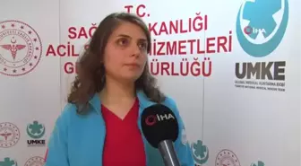 UMKE gönüllüleri deprem bölgesinde unutamadıkları anıları İHA'ya anlattı