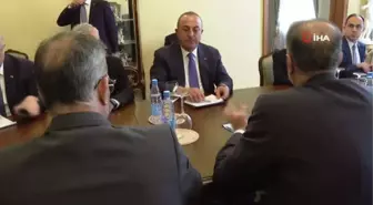 Bakan Çavuşoğlu, İranlı mevkidaşı Abdullahiyan ile görüştü