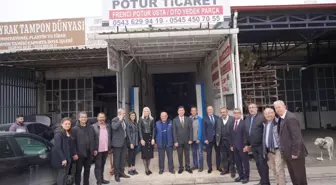 CHP Bilecik Milletvekili Yaşar Tüzün ve Belediye Başkanvekili Melek Mızrak Subaşı Küçük Sanayi Esnafını Ziyaret Etti