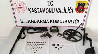 Kastamonu'da 47 adet sikke ele geçirildi: 2 gözaltı