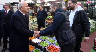 Yenimahalle Belediye Başkanı Ankara Hali'nde esnaf ziyareti yaptı