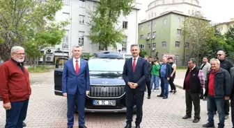 Türkiye'nin yerli ve milli arabası Togg Mamak'ta sergilendi