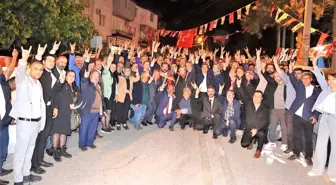 Denizli MHP'den miting gibi aday tanıtım toplantısı