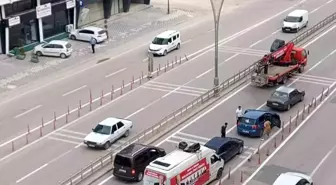 MHP seçim aracı zincirleme trafik kazasına karıştı