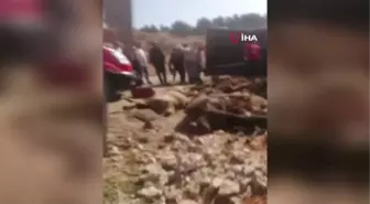 Canlı hayvan taşıyan tır devrildi 60 hayvan telef oldu
