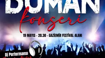Duman, 19 Mayıs'ta Gaziemir'de Sahne Alacak