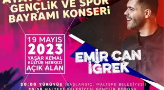 Emir Can İğrek, 19 Mayıs'ta Maltepe'de Sahne Alacak