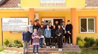 Bozüyük Selahattin Şeker Mesleki ve Teknik Anadolu Lisesi Öğrencileri Hayvan Barınağını Ziyaret Etti