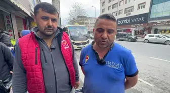 Arnavutköy'de Minibüs Şoförleri ile Esnaf Arasında Kavga Çıktı