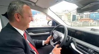 Zonguldak Belediyesi'nde makam aracı Togg mesaiye başladı